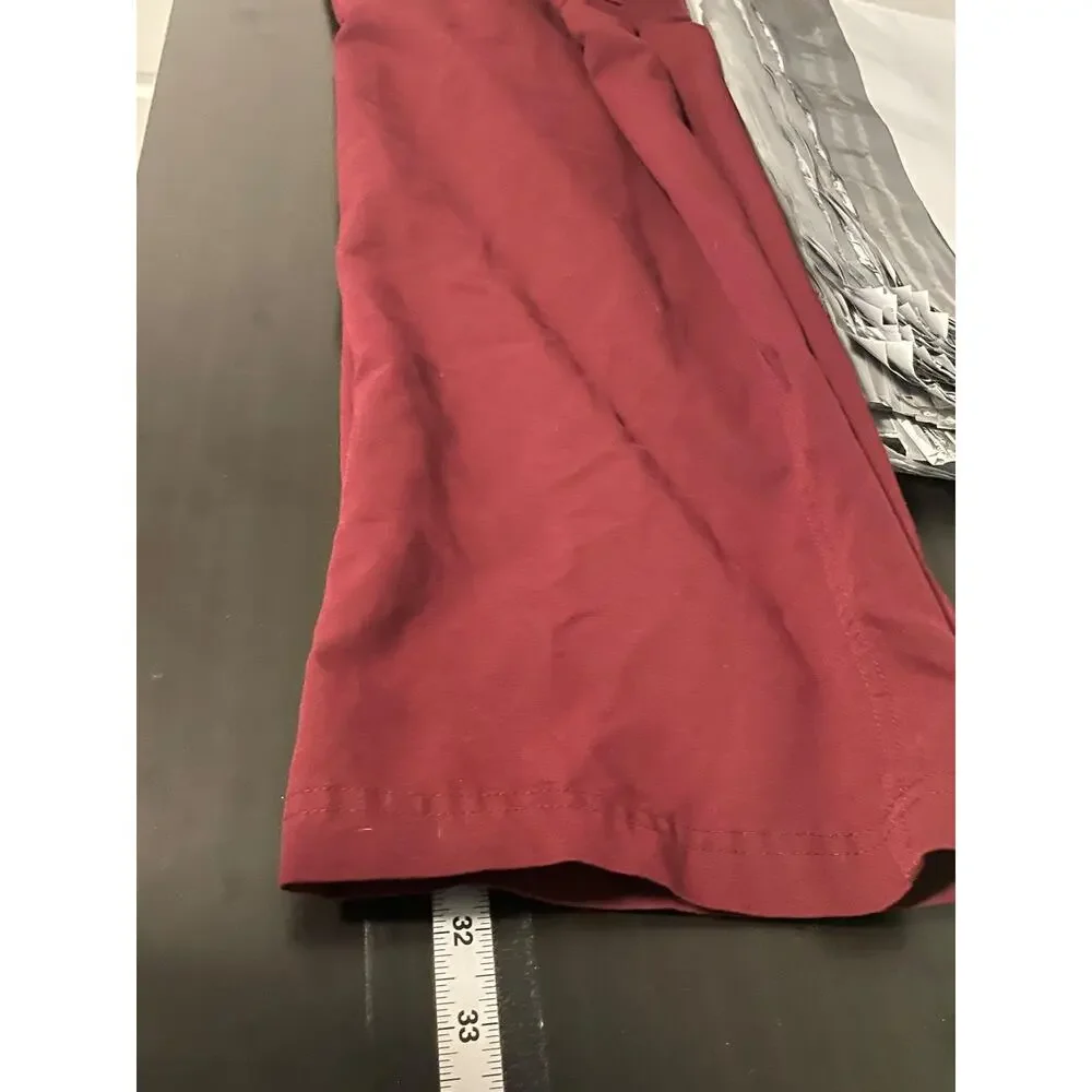 FIGS Scrub Pants Mens 2XL Red Technical Collection Cargo Medical Nursing READ